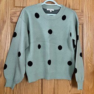 Les Serein Pettle Balloon Sleeve Pullover